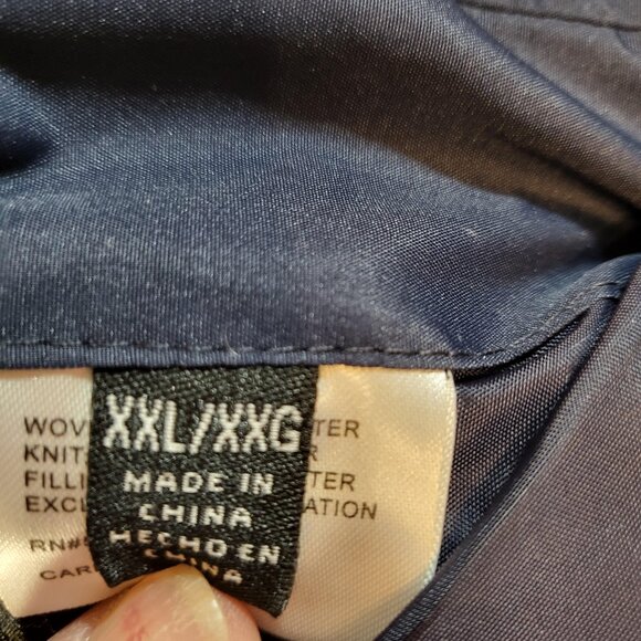 NFL Team Apparel Dallas Cowboys Reversable Puffer Vest Womans XXL Blue/Gray - Picture 7 of 10